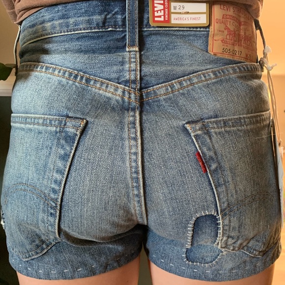 Levi’s Vintage Clothing Lot 505 Jean Shorts - Picture 3 of 6